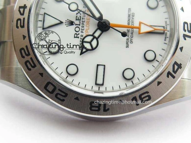 MiroTime 0412 Explorer II 42mm 216570 1:1 Noob Best Edition White Dial A3187 (Correct Hand Stack) Sophisticated 3837